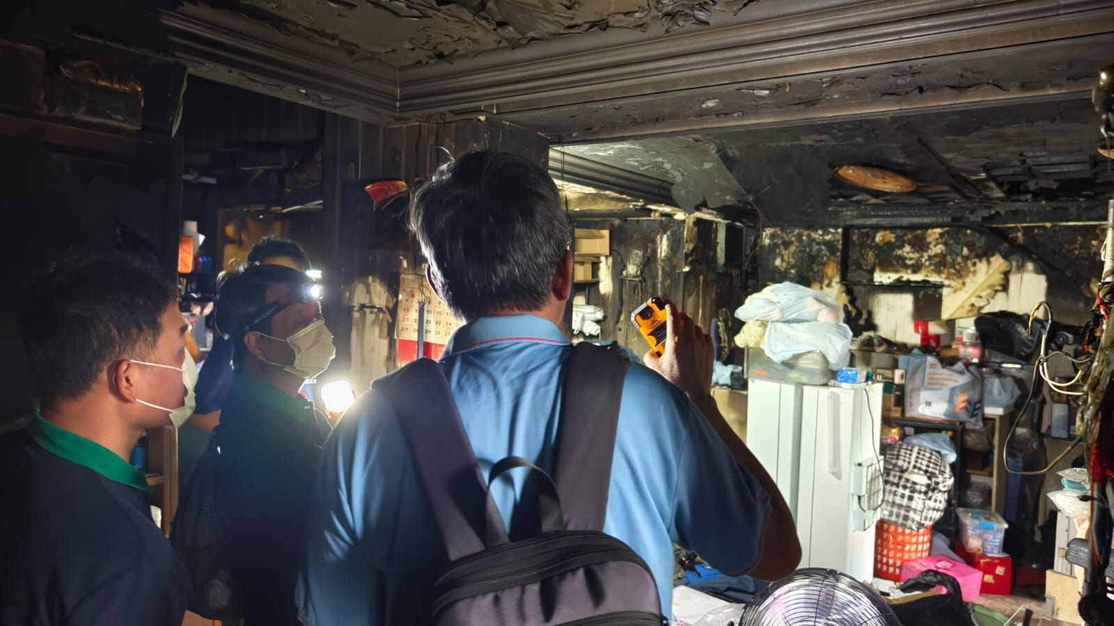 為洗衣街火災受災單位提供臨時電力