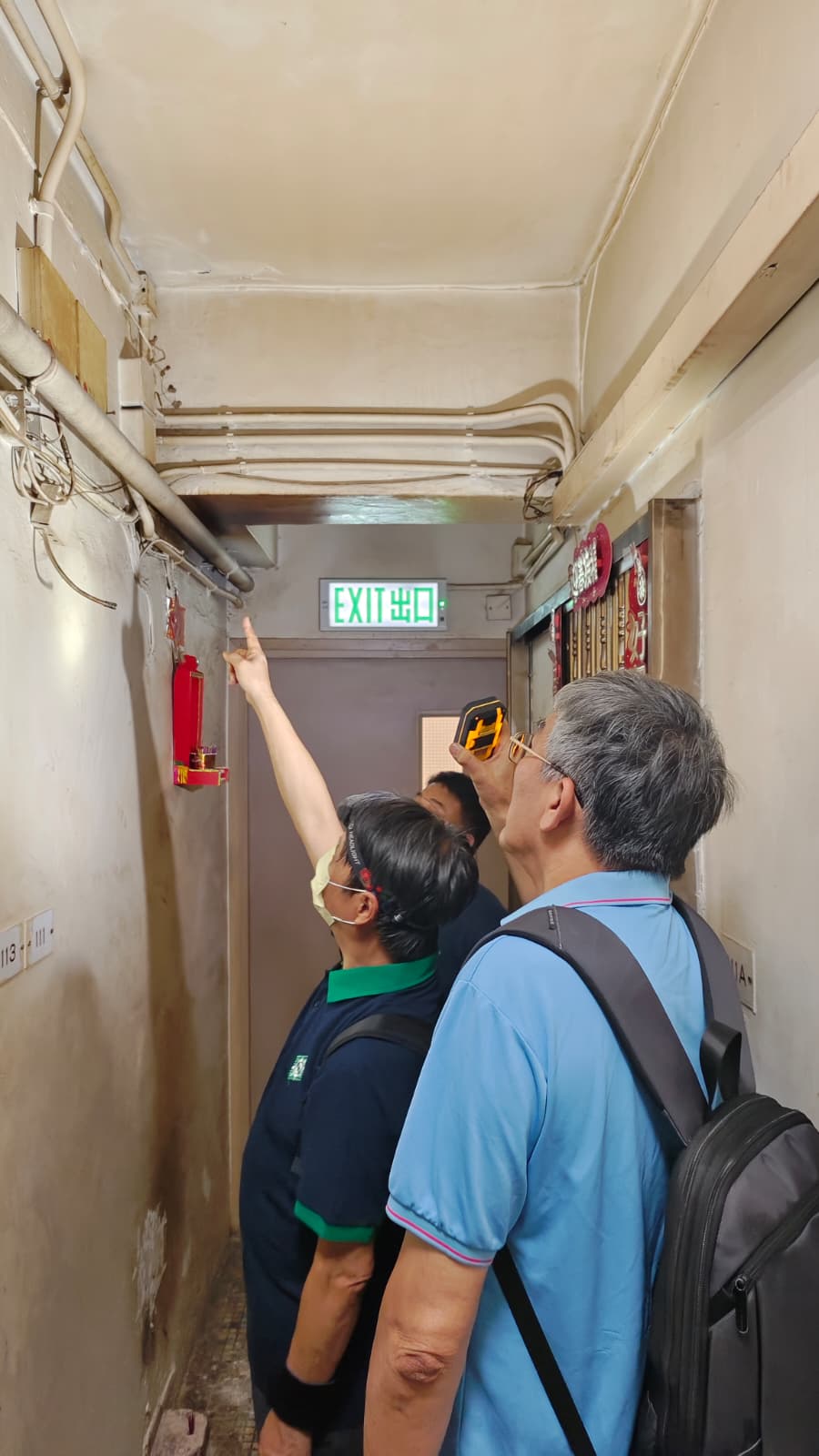 為洗衣街火災受災單位提供臨時電力